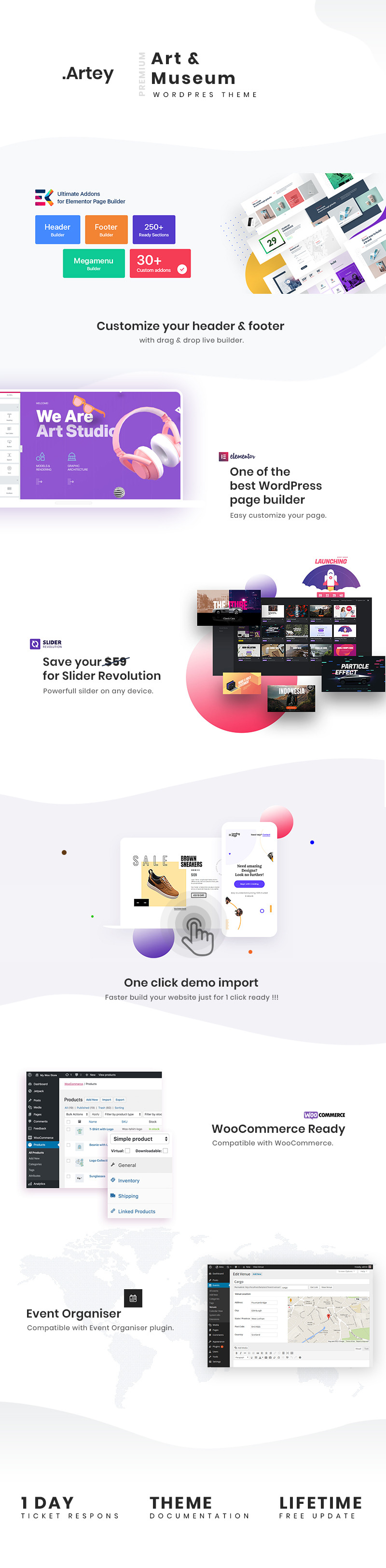 Artey - Art & Museum WordPress téma - Képpel 1