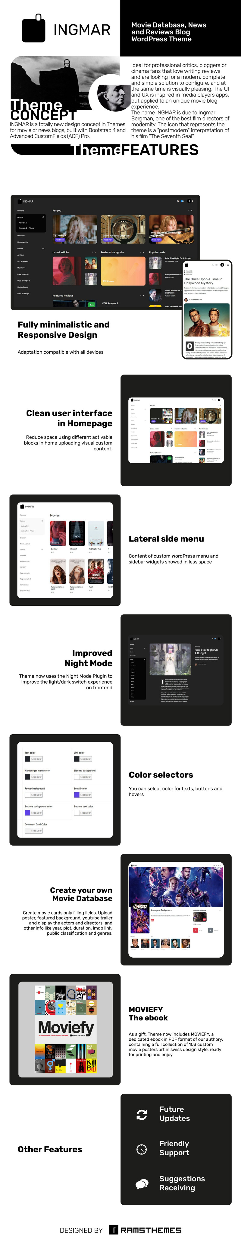 INGMAR - Movie News, Reviews, Blog and Database WordPress Theme - Features Image 1