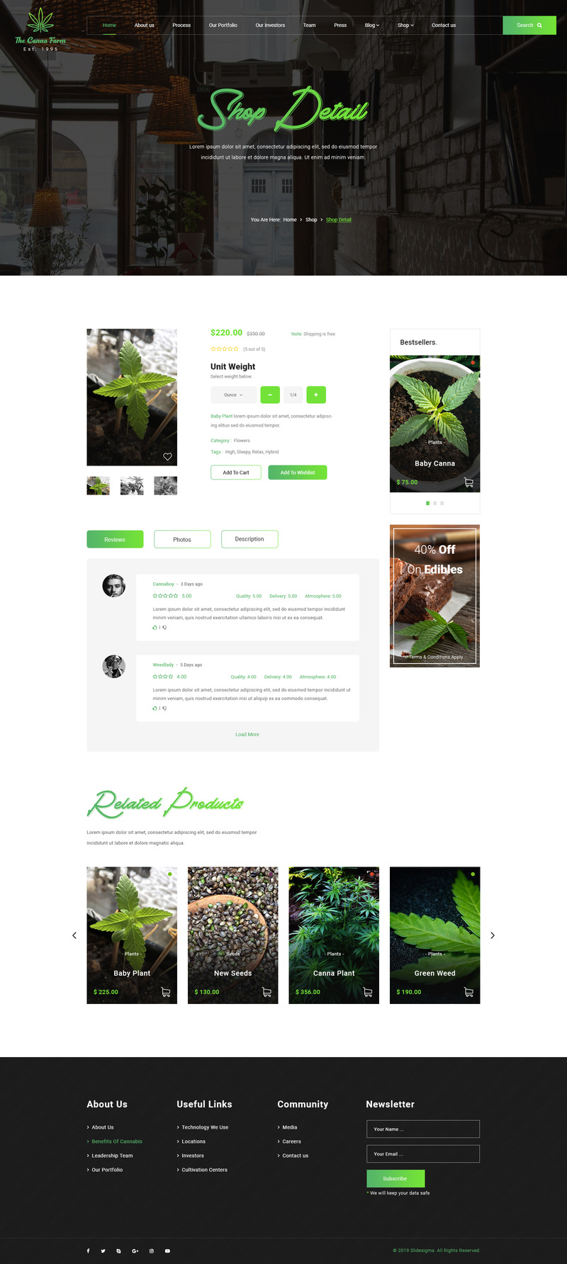 Taskereasy Cannabis Multipurpose WordPress Theme - Features Image 18