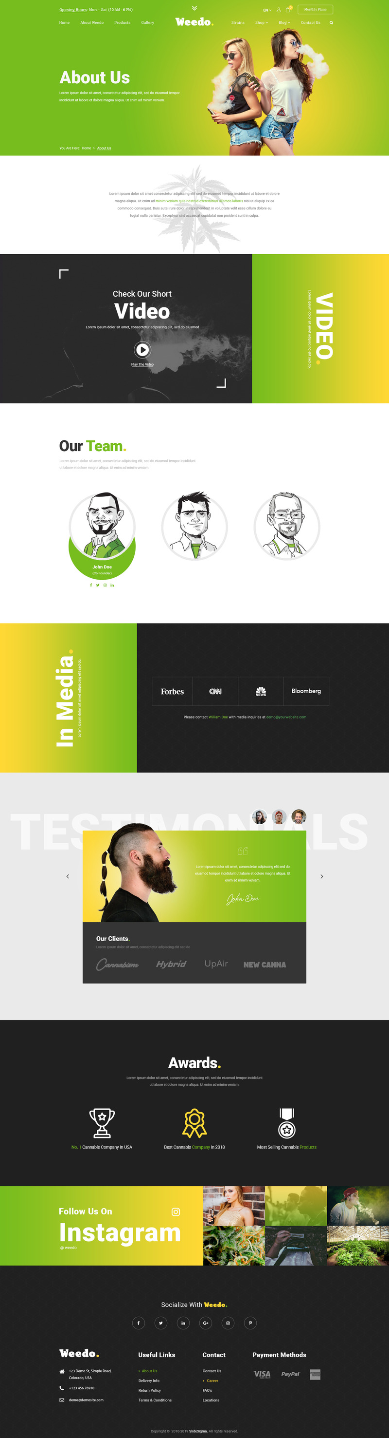 Taskereasy Cannabis Multipurpose WordPress Theme - Features Image 3