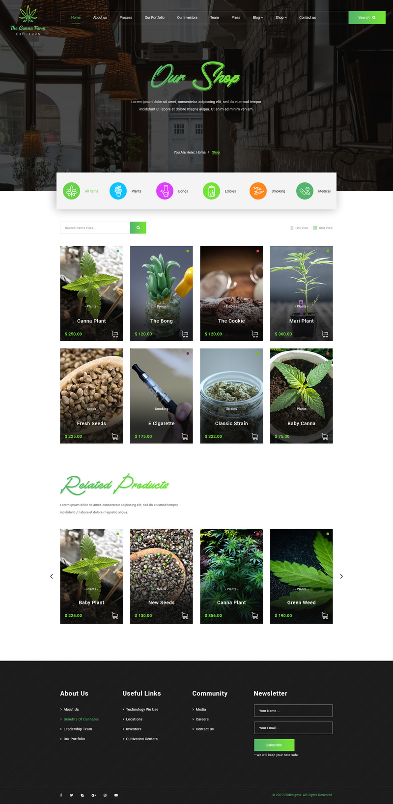 Taskereasy Cannabis Multipurpose WordPress Theme - Features Image 17