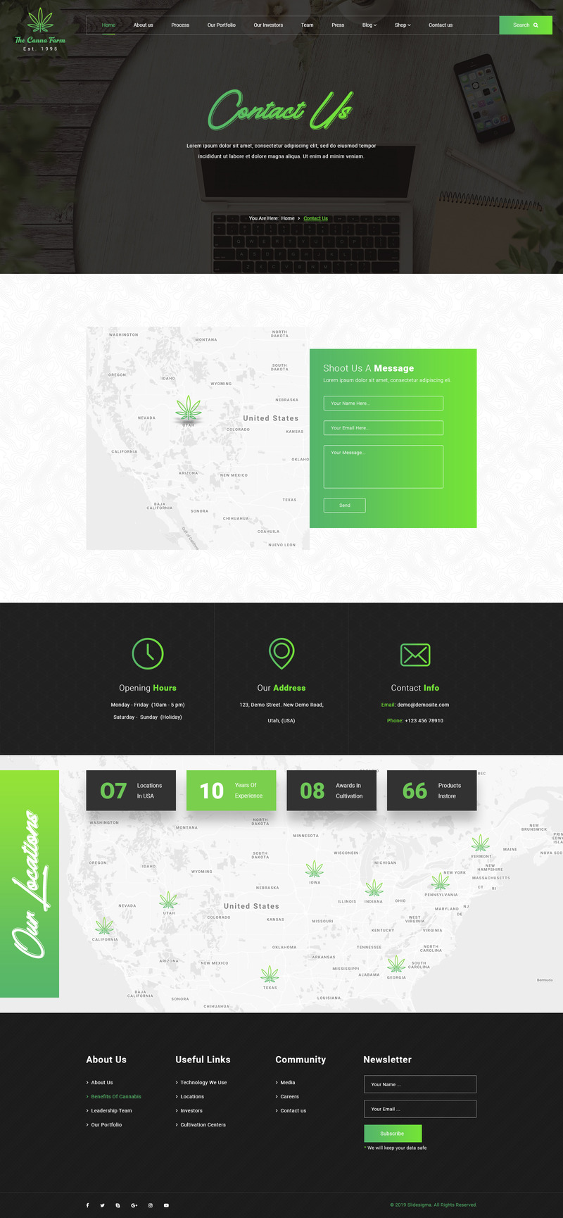 Taskereasy Cannabis Multipurpose WordPress Theme - Features Image 14