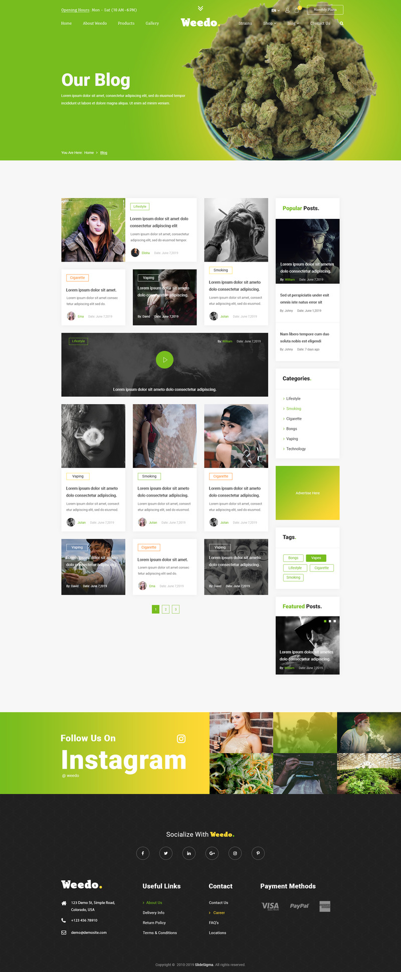 Taskereasy Cannabis Multipurpose WordPress Theme - Features Image 4