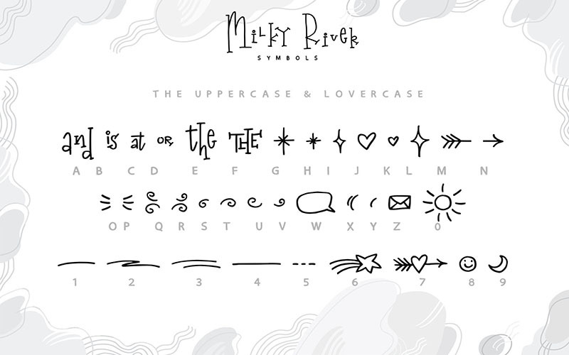 Milky River Playful Font + Extras - Features Image 14