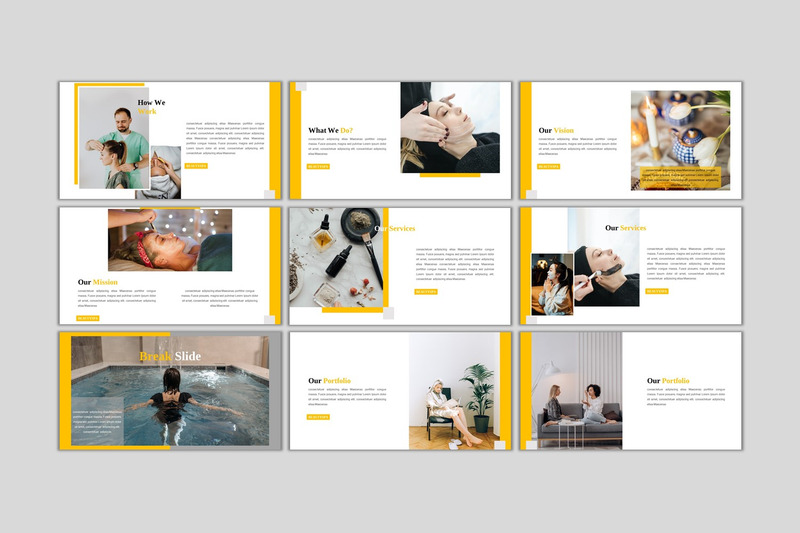 BeautySPA - Modello di presentazioni Google per aziende creative - Caratteristiche Immagine 3