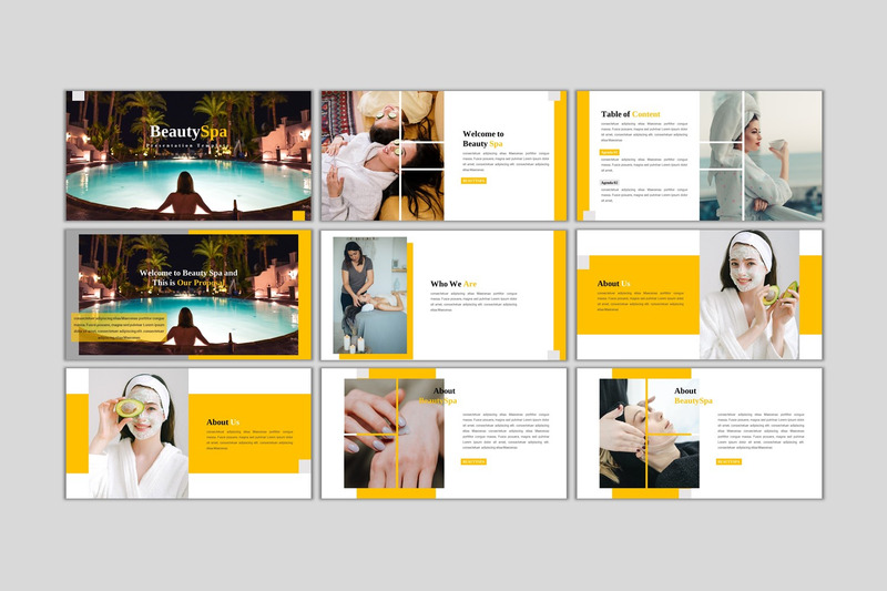 BeautySPA - Modello PowerPoint di affari creativi - Caratteristiche Immagine 2