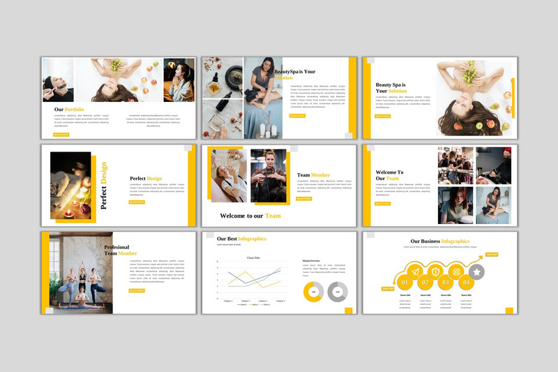 BeautySPA - Modello PowerPoint di affari creativi - Caratteristiche Immagine 4