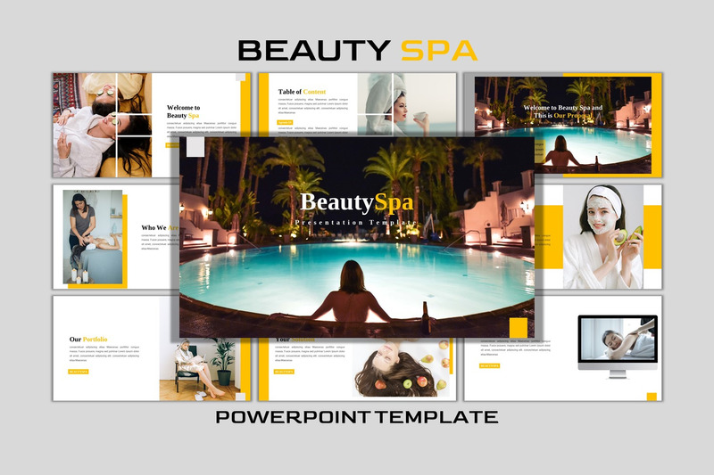 BeautySPA - Modello PowerPoint di affari creativi - Caratteristiche Immagine 1