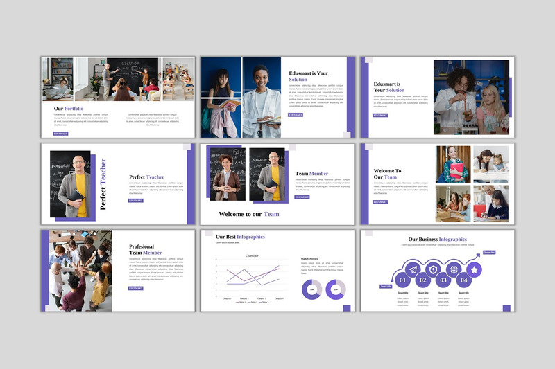 EduSmart - Modello di presentazioni Google per il business creativo - Caratteristiche Immagine 4