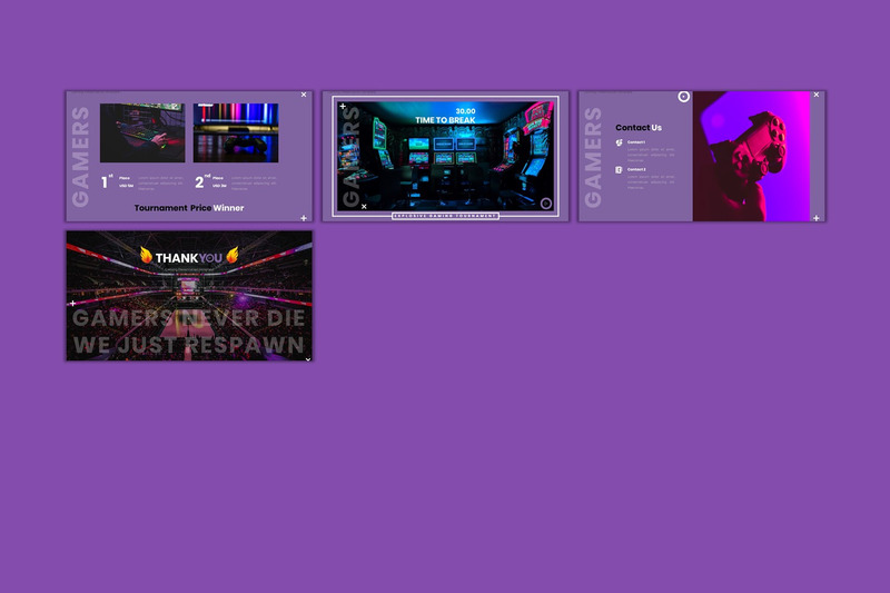 Explosive - Esport Gaming Google Slides Vorlage - Eigenschaften Bild 5