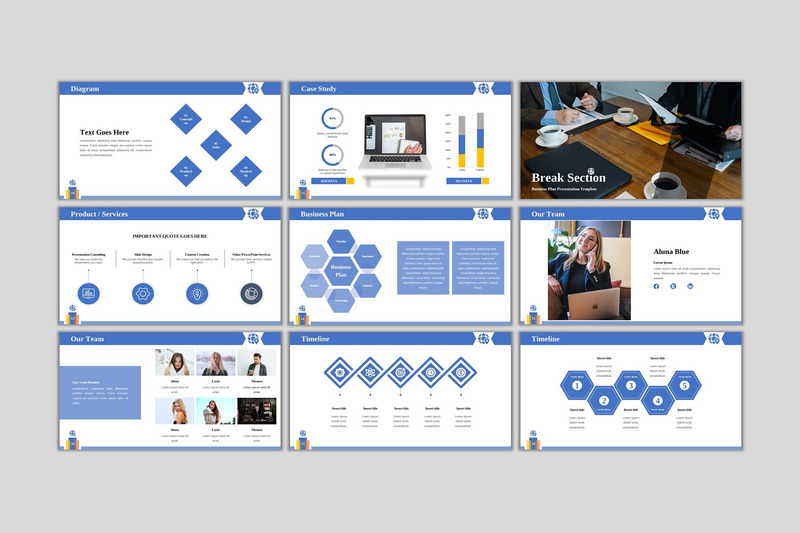 Services aux entreprises - Modèle PowerPoint de entreprise créative - Caractéristiques de l’image 3
