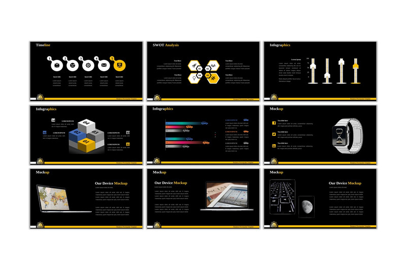 Saledri - Modello PowerPoint di Business Creativo - Caratteristiche Immagine 4