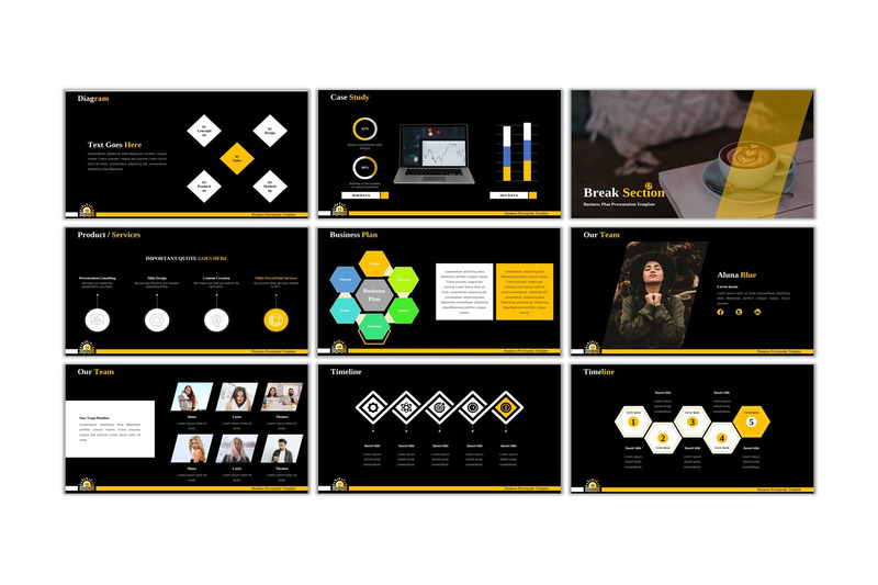 Saledri - Modello PowerPoint di Business Creativo - Caratteristiche Immagine 3