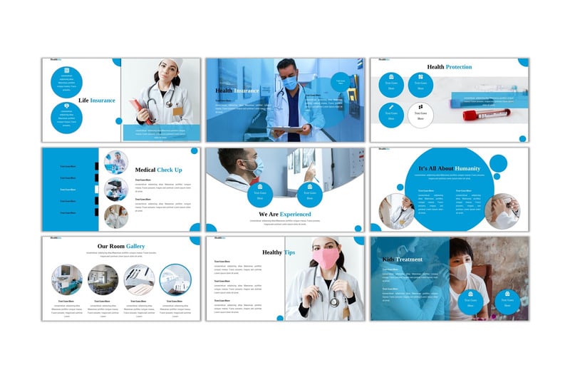 Healthy Medical Bundle Pack - Medical Powerpoint Template