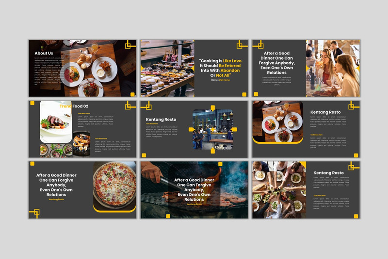 Kentang - modello di PowerPoint per il business creativo - Caratteristiche Immagine 2