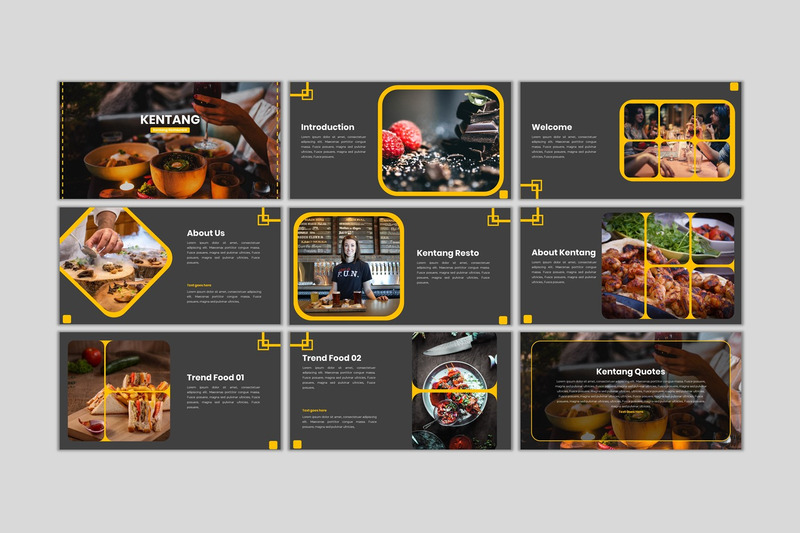 Kentang - modello di PowerPoint per il business creativo - Caratteristiche Immagine 1