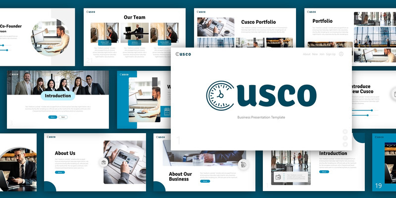 Cusco Business Presentation Шаблоны презентаций PowerPoint - Features Image 2