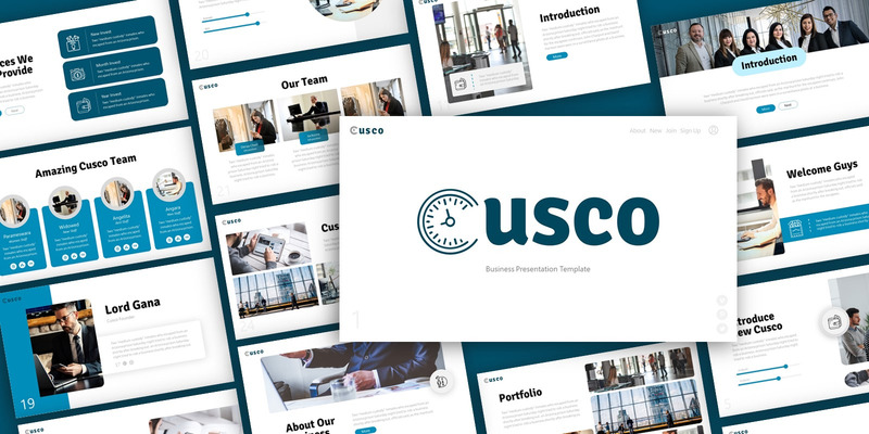 Cusco Business Presentation Шаблоны презентаций PowerPoint - Features Image 1