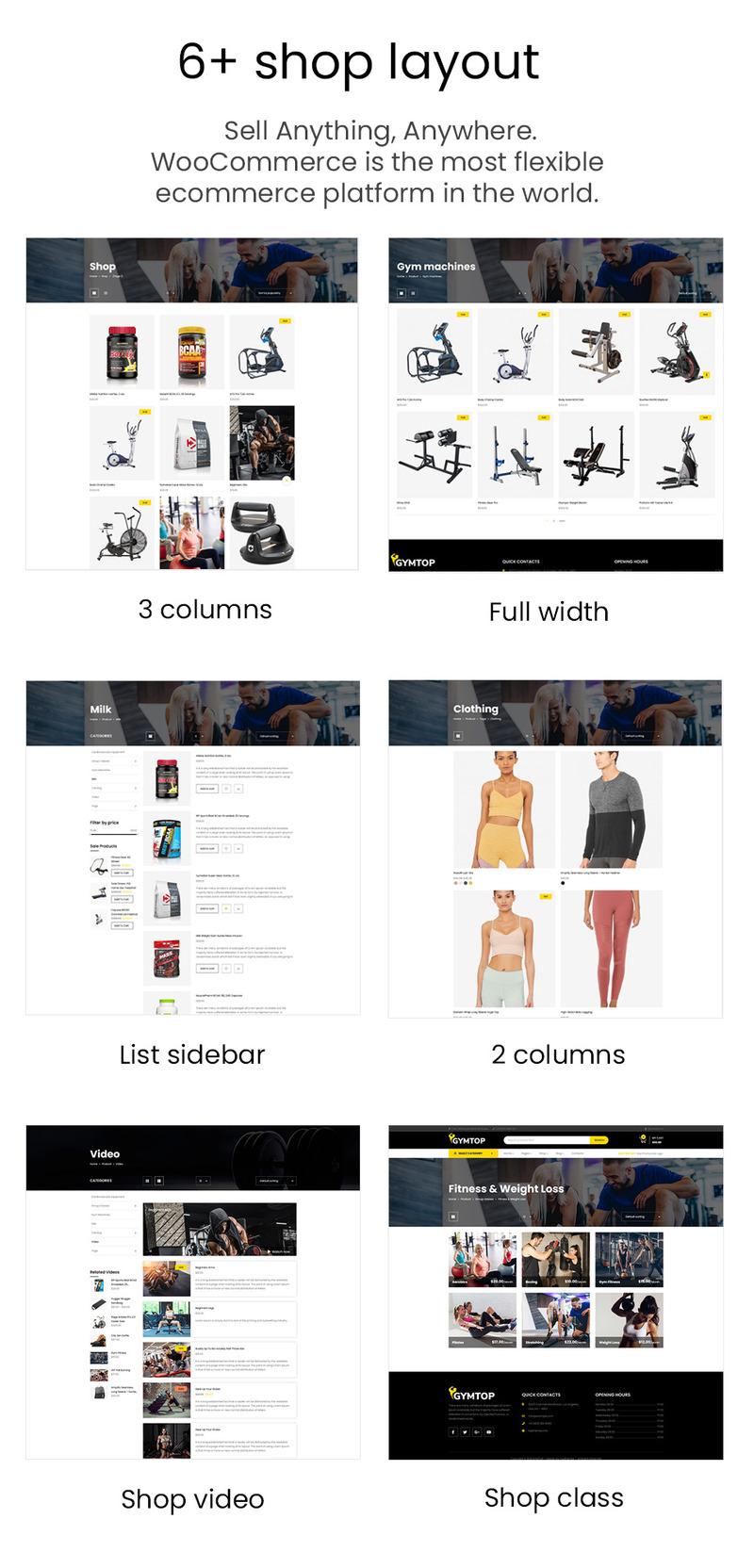Gymtop - Spor Salonu ve Fitness Web Siteleri için WordPress Elementor Teması - Features Image 2