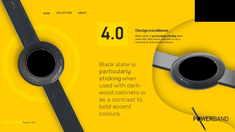 Modern Design PowerPoint-sjabloon - Power Band - Features Image 2