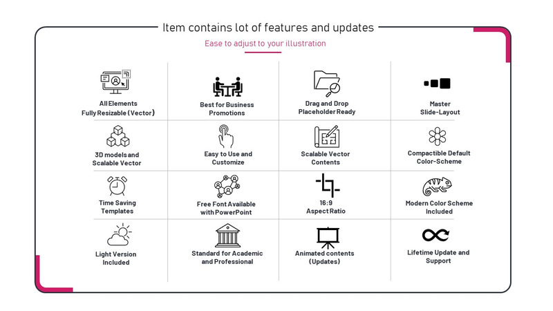 Balíček Drone Infographic - šablona prezentace Asset PowerPoint - Features Image 8