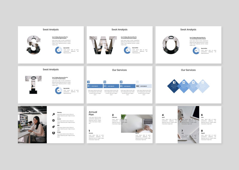 Корпоративный планировщик - Современный бизнес-план PowerPoint - Features Image 4