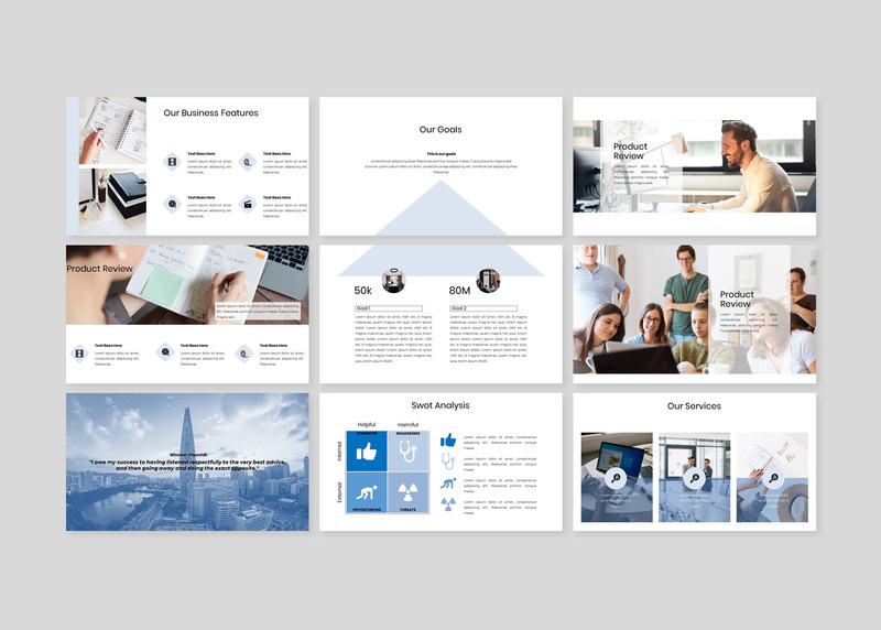 Корпоративный планировщик - Современный бизнес-план PowerPoint - Features Image 3