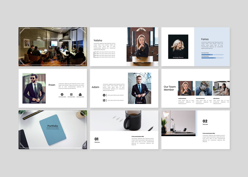 Корпоративный планировщик - Современный бизнес-план PowerPoint - Features Image 7