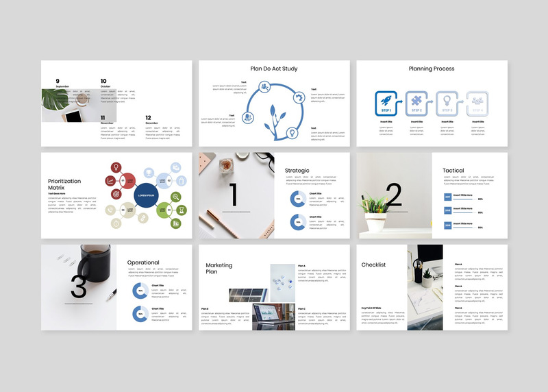 Корпоративный планировщик - Современный бизнес-план PowerPoint - Features Image 5