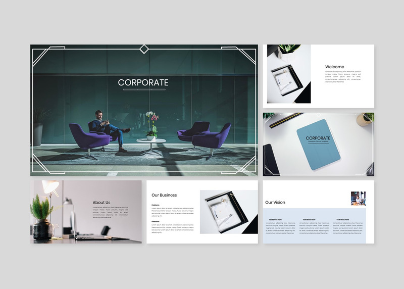 Корпоративный планировщик - Современный бизнес-план PowerPoint - Features Image 1