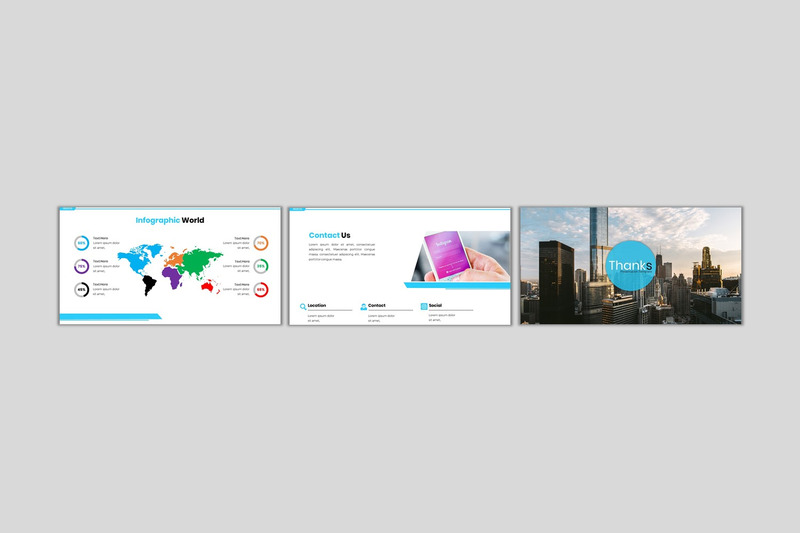 Baros - шаблон Creative Business PowerPoint - Features Image 5