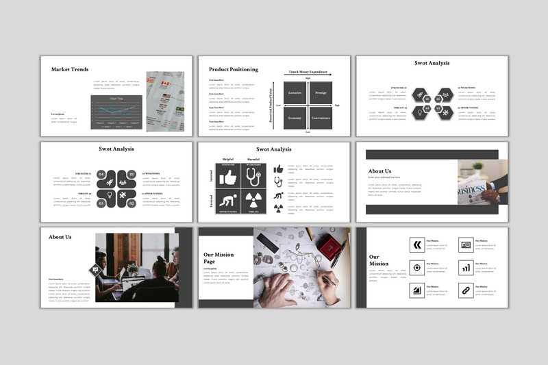 Деловое предложение - шаблон PowerPoint для современного бизнеса - Features Image 6
