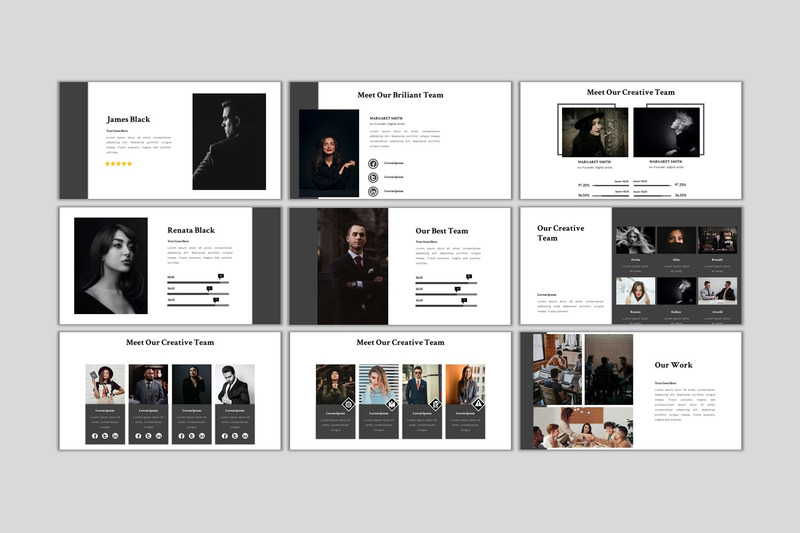 Деловое предложение - шаблон PowerPoint для современного бизнеса - Features Image 8