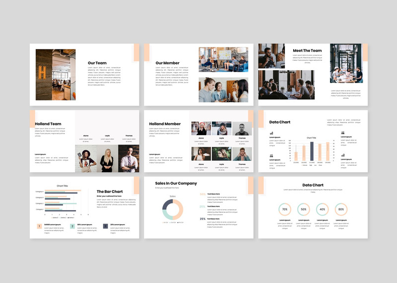 荷兰-现代商业PowerPoint模板 - Features Image 3