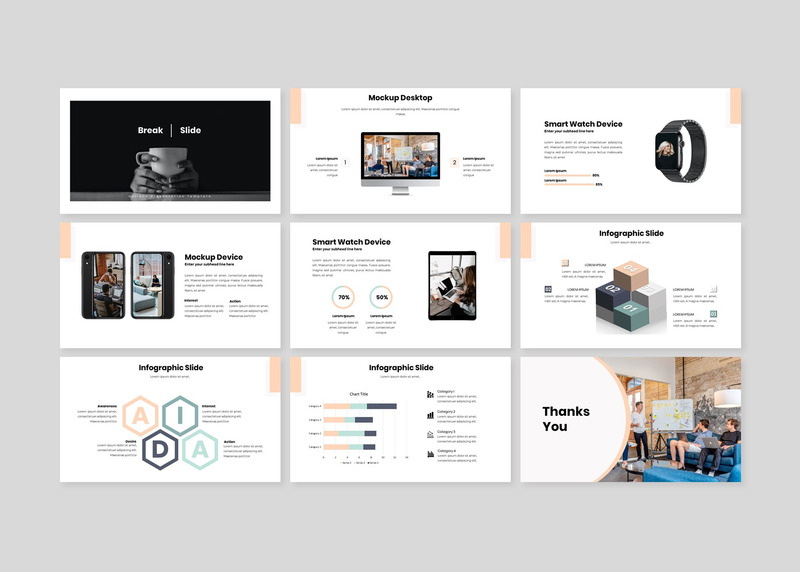 荷兰-现代商业PowerPoint模板 - Features Image 4