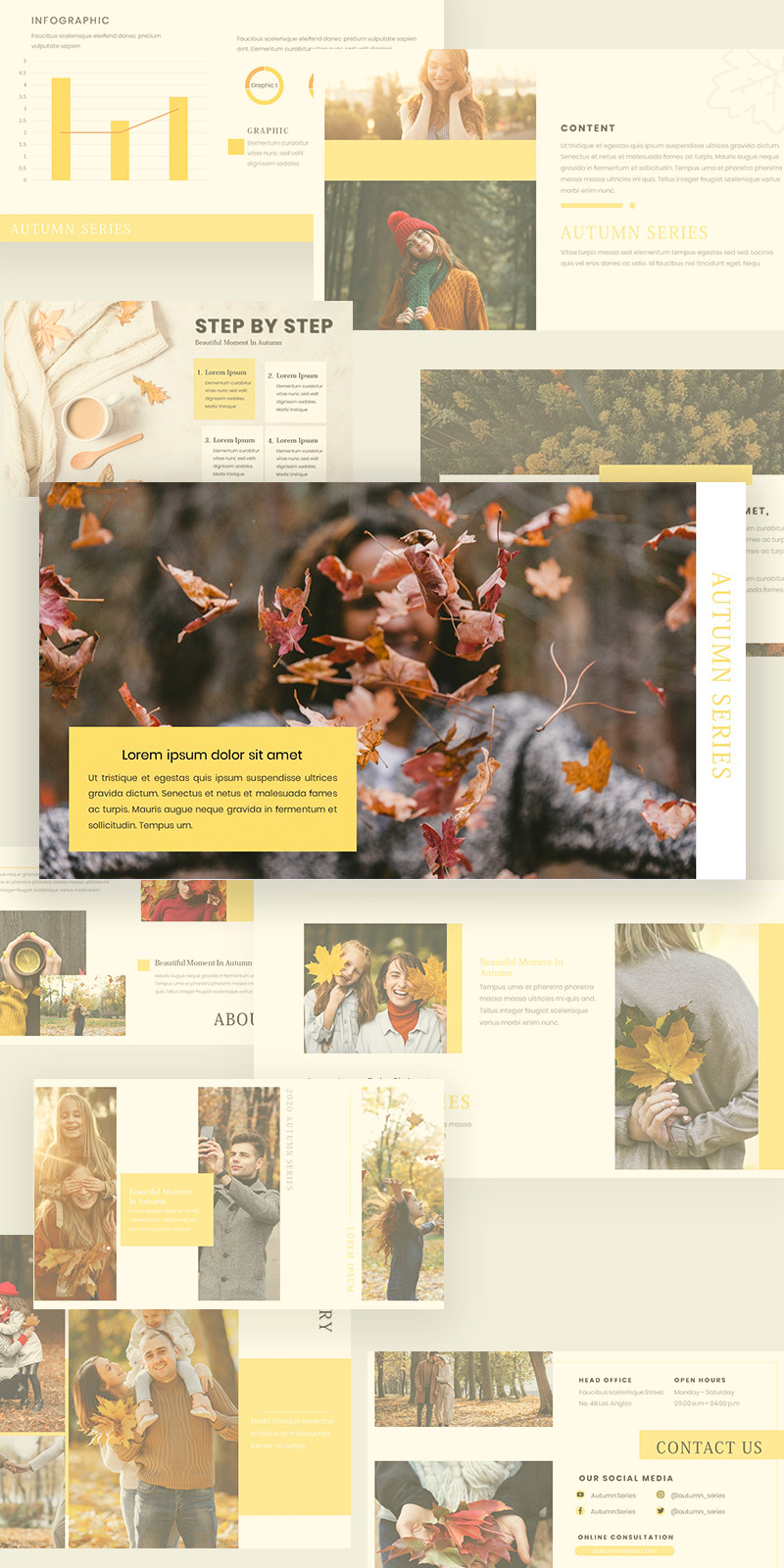Autumn Series PowerPoint template - Features Image 1