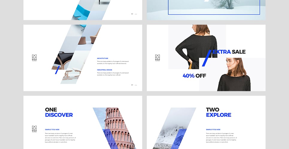 B&D - Creative Powerpoint Theme PowerPoint Template #64140