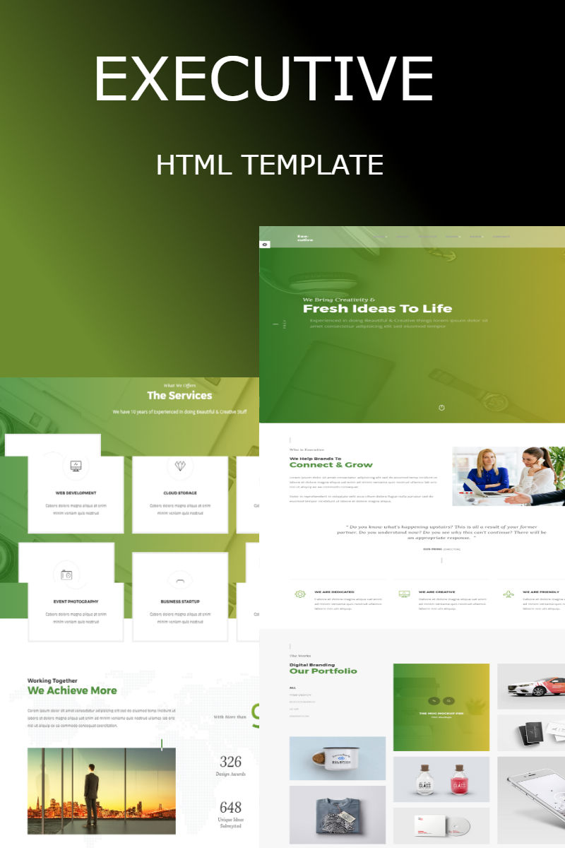 Executive - Multipurpose HTML Website Template 