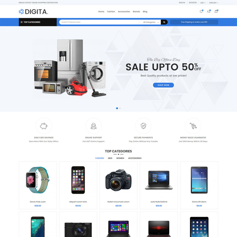 Digita - Electronics PrestaShop Theme