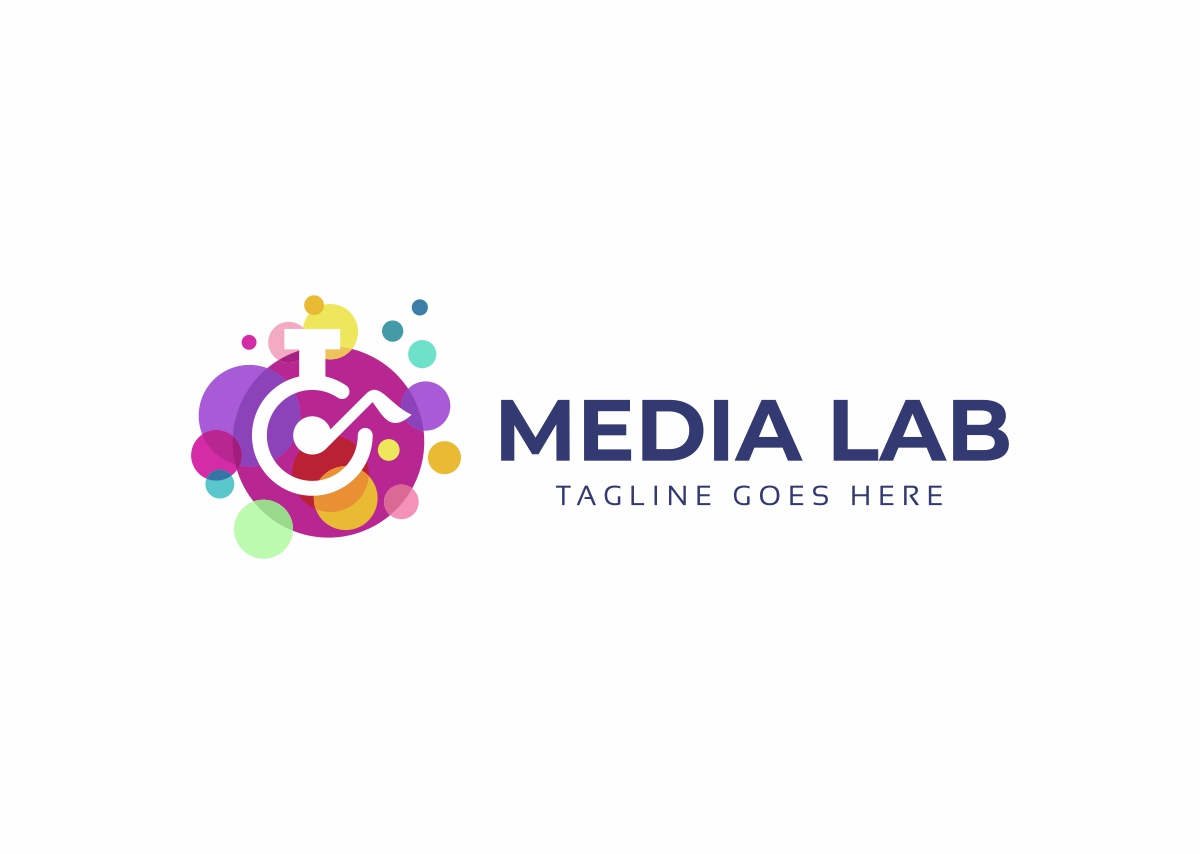 Media Lab Logo Template 70565