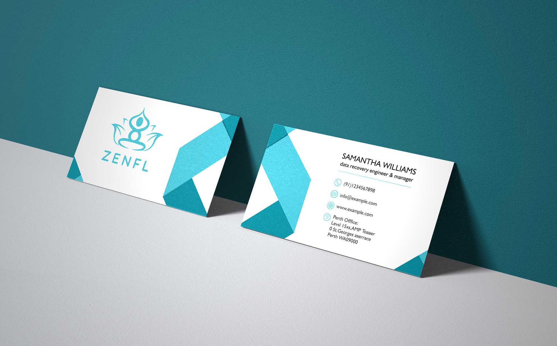 Zenfl Business card Corporate Identity Template #71230