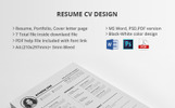 MS Word And PSD CV CV - PSD Template Small Screenshot CV - PSD Template