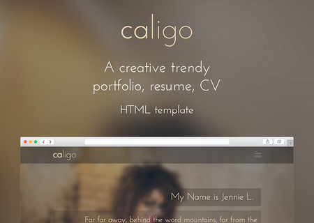 Caligo - Portfolio, Resume, CV