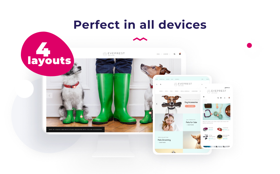 Eveprest Pets 1.7 - Pets Store PrestaShop Theme