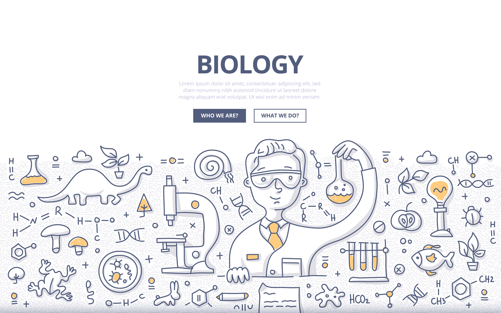 Download Vector "Biology Doodle Concept - Vector Image" / Biology Doodle Concept - Vector Image - Vector на тему графика vector,abstract,tech,science,illustration,equipment,dna,laboratory,element,biology,molecule,scientific,microscope,doodle,research,tube,scientist,concept,cell,biotechnology,lab,molecular,struc