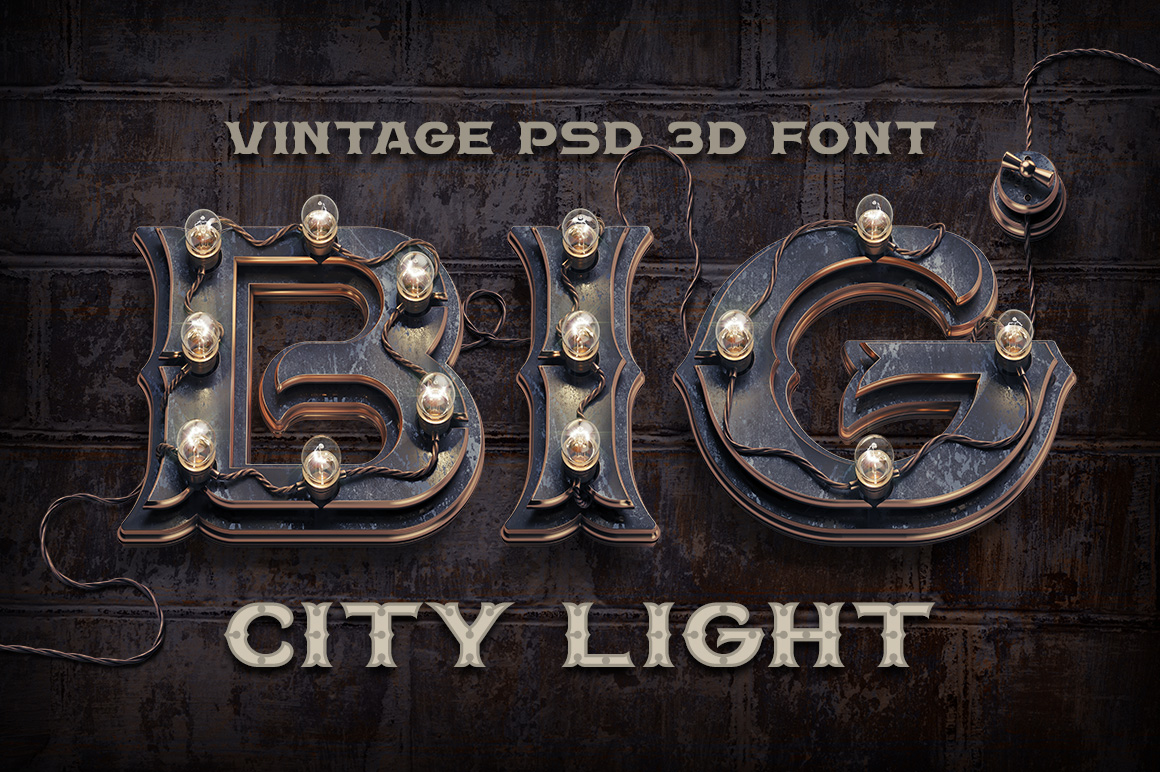 BIG City Light Font