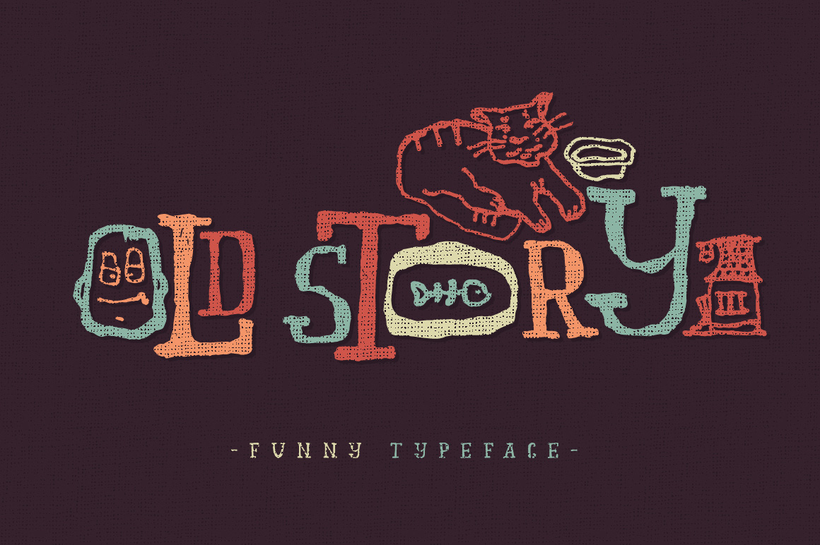 Old story typeface Font