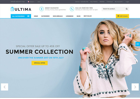Ultima - Multipage Fashion Store
