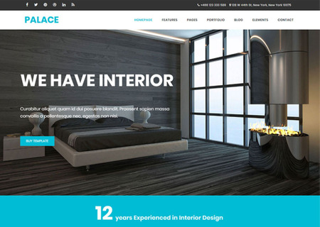 Palace - Interior & Architecture HTML5 Bootstrap