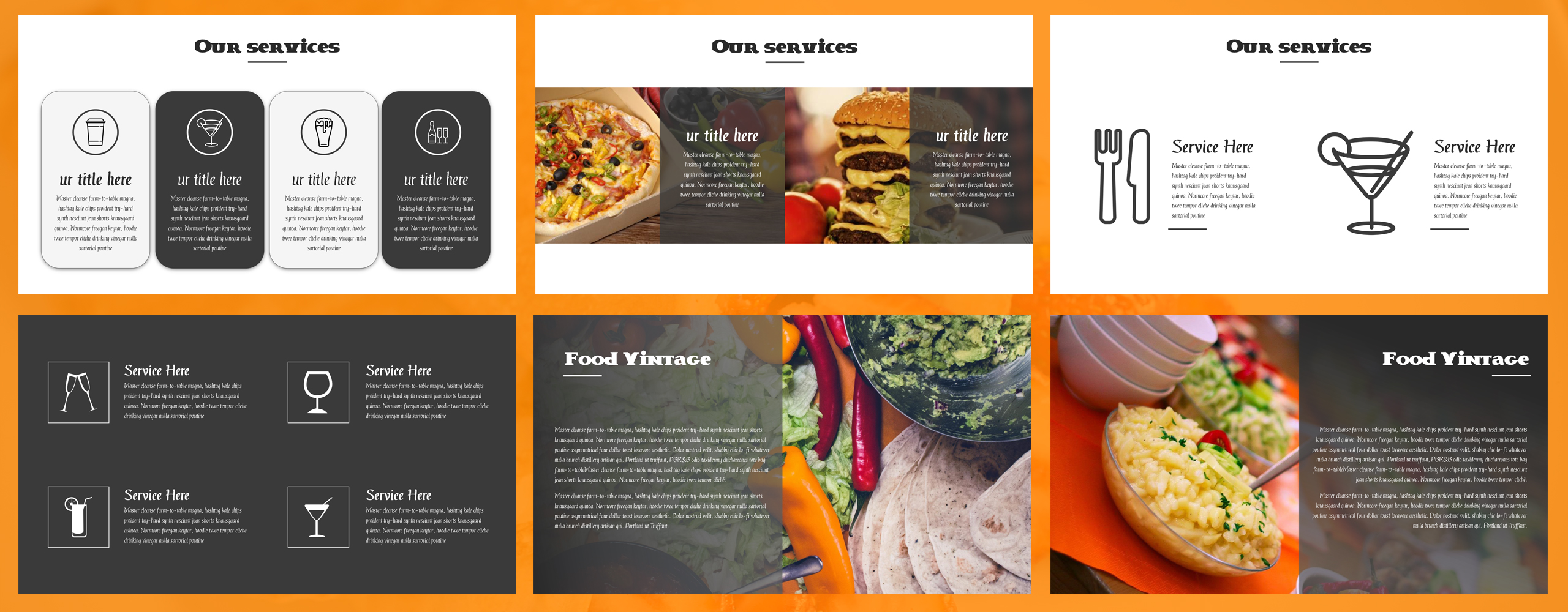 Powerpoint Restaurant Menu Template